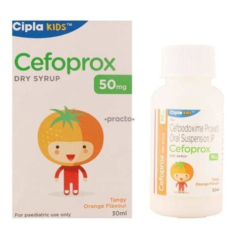 Cefoprox Infection Dry Syrup 50 Mg Price From Rs 61 01 Unit Onwards