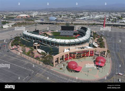 An Aerial View Of Angel Stadium Of Anahiem Wednesday April 8 2021 In Anaheim Calif Photo