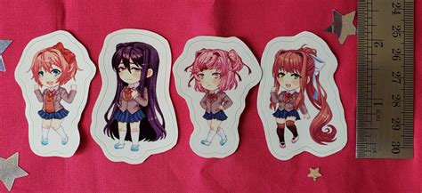 Doki Doki Literature Club Stickers Etsy