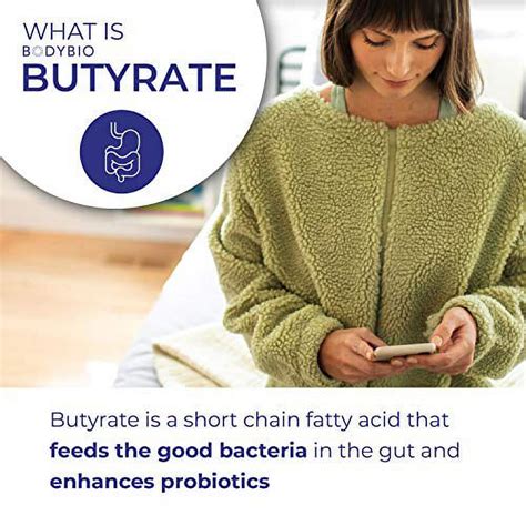 Bodybio Sodium Butyrate Gut Health Supplement Antibiotic Support 100