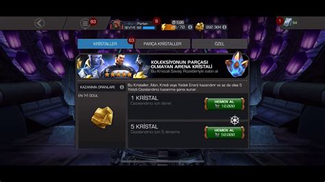 Uncollected Arena Crystal Opening Mcoc Marvel Contest Of Champions Youtube