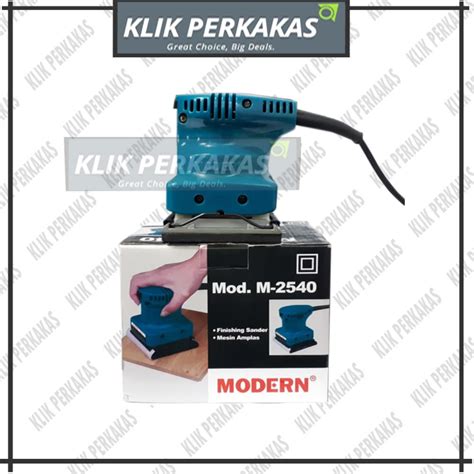 MODERN M 2540 Mesin Amplas Kayu Finishing Electric Sander Orbital M2540