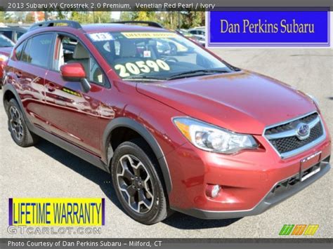 Venetian Red Pearl 2013 Subaru Xv Crosstrek 20 Premium Ivory