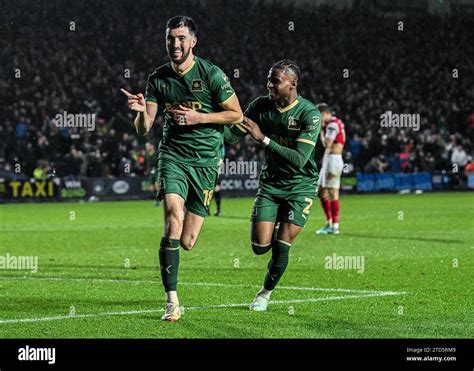 Finn Azaz 18 Of Plymouth Argyle Scores To Make It 2 1 During The Sky