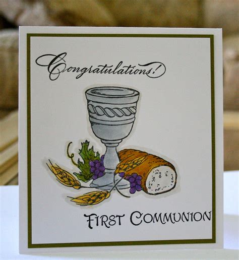 Printable First Communion Cards - Printable Templates