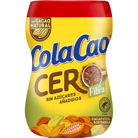 Cero Cacao Soluble Con Fibra Sin Az Cares A Adidos Bote G Colacao