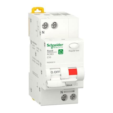 Disjoncteur Différentiel Schneider 10a 1pn 30ma Ac 45ka 2 Modules