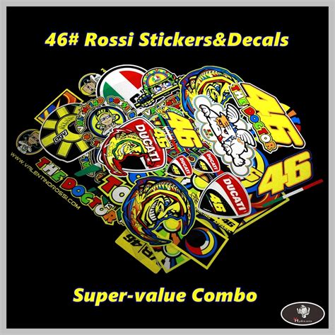 Free Shippingmoto Gp Rossi Valentino Motocross Sticers Decals