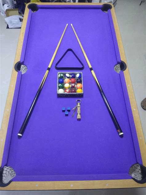 Beautiful Purple Pool Table 6ft X 3ft Furniture And Home Living