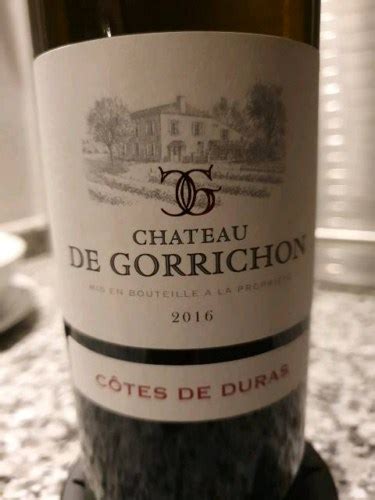 Ch Teau De Gorrichon C Tes De Duras Rouge Vivino Us