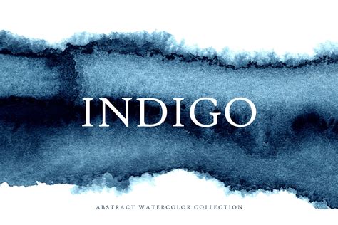 Indigo Abstract Watercolor Collection On Behance