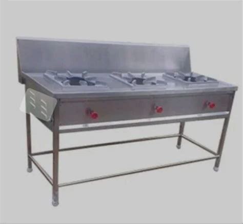 3 Burner Gas Stove, Stainless Steel, Manual at ₹ 28500 in New Delhi ...