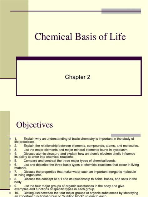 Chemical Basis of Life 1 | Chemical Elements | Atoms