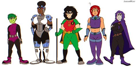 Teen Titans Genderbend By Jordanwolfthingie On Deviantart