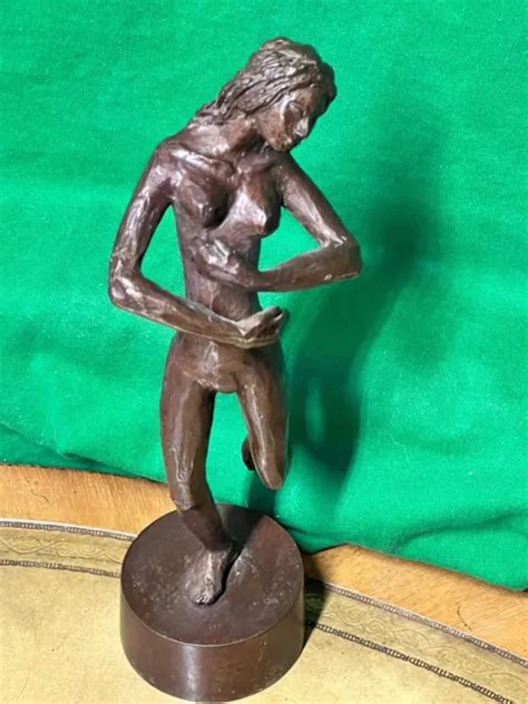 VINTAGE BRONZE STATUE NUDE WOMAN Limited Edition D 2 Of 10 Sculpture