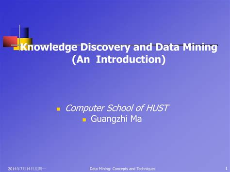 Ppt Knowledge Discovery And Data Mining An Introduction Powerpoint