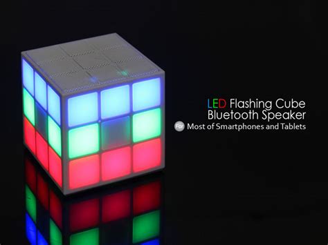 Led Flashing Cube Bluetooth Speaker