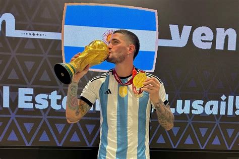 “somos La Mejor Selección Que Tuvo Nuestro País” Dijo De Paul Frente