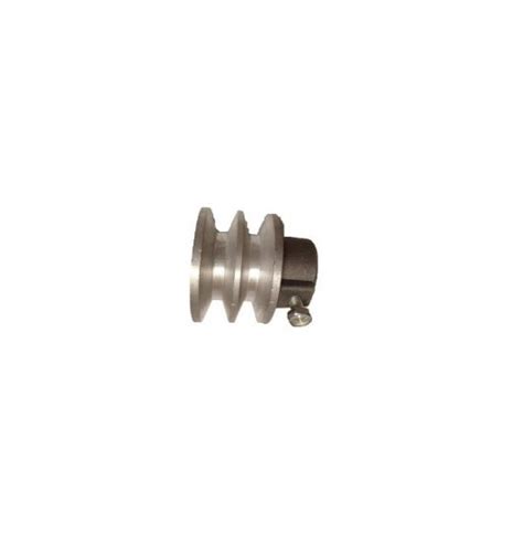 POLEA MOTOR EJE 15 MM CON 2 CANALES DIAM 62 MM