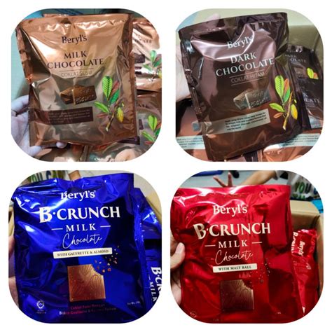 Beryls B Crunch Milk Choc With Almond Gaufrettemalt Ball 150g