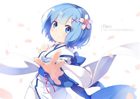 Hình nền hình minh họa Anime Tác phẩm nghệ thuật hoạt hình Rem