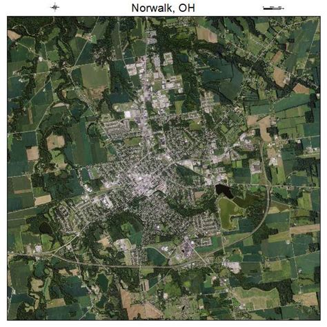 Aerial Photography Map of Norwalk, OH Ohio