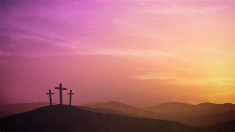 Easter Sunrise Calvary Distant | Motion Video Background