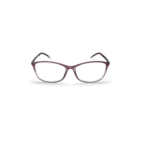 Silhouette Spx Illusion Tricolore Dark Orchid Eyeglasses Woman