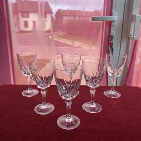 Verres Vin Rouge Cristal D Arques Luminarc Mod Le Flamenco Lots