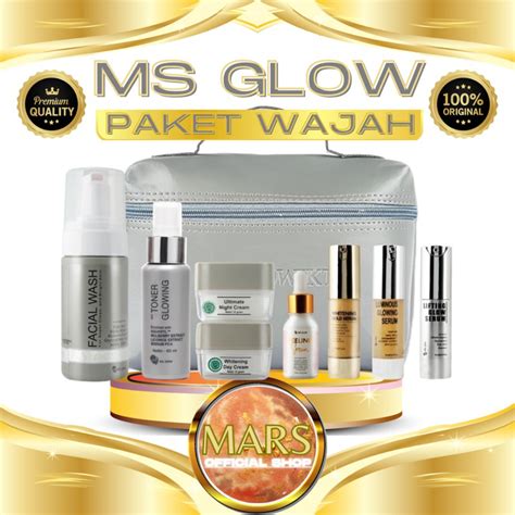 Jual Ms Glow Paket Wajah Ms Glow Paket Luminous Paket Whitening