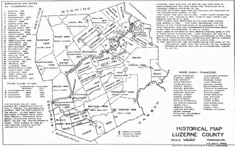 Luzerne County Pa Map To Sout Betleme