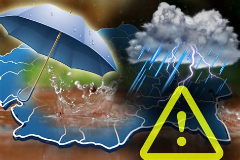 Descărcări electrice vijelii şi grindină O nouă avertizare meteo a