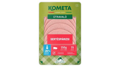 Kometa Útravaló szeletelt sertéspárizsi 15 szelet 150 g Wolt Market