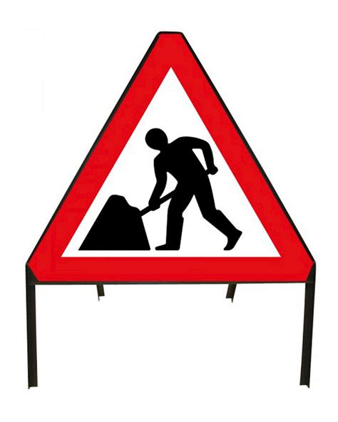 Road Sign Men At Work - Road Works Sign | From Aspli Safety