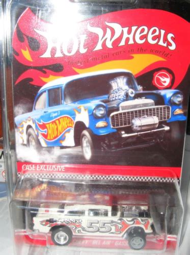 Hot Wheels 55 Chevy Gasser Custom Real Riders Custom Card Ebay