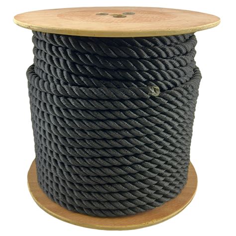 6mm Black Yacht Rope X 100 Metre Reel Ropeservices Uk