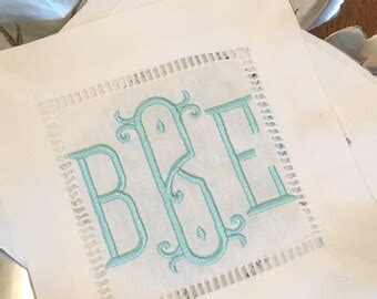 MONOGRAMS Cocktail Napkins Pillow Covers By SewGracious