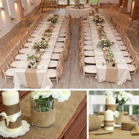 Chemin De Table Rustique Pour Un Mariage Champ Tre Authentique