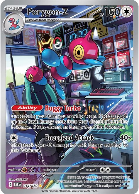 Serebii net Pokémon Card Database Paradox Rift 214 Porygon Z