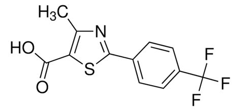 4 Methyl 2 4 Trifluoromethyl Phenyl 1 3 Thiazole 5 Carboxylic Acid