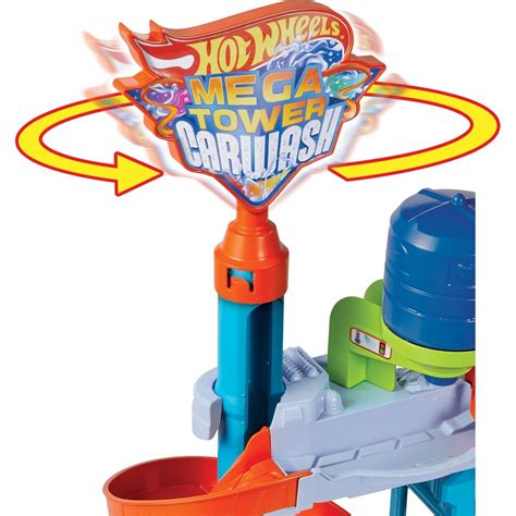 Hot Wheels City Color Shifters automyčka se spirálou 4KIDS cz