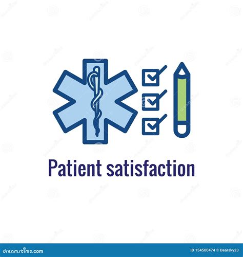 Patient Satisfaction Icon With Patient Experience Imagery And Rating