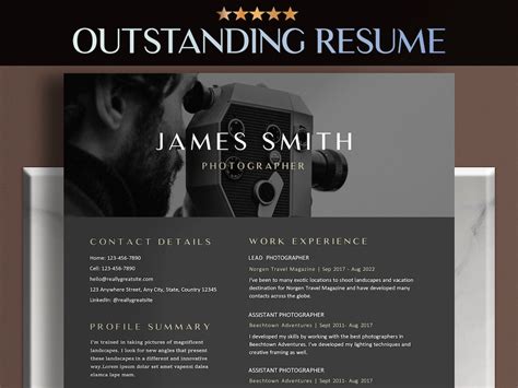 Professional Photographer Resume Template Word Resume For