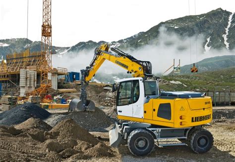 Liebherr A 916 Litronic Wheeled Excavator At MaskinExpo 2014 Liebherr