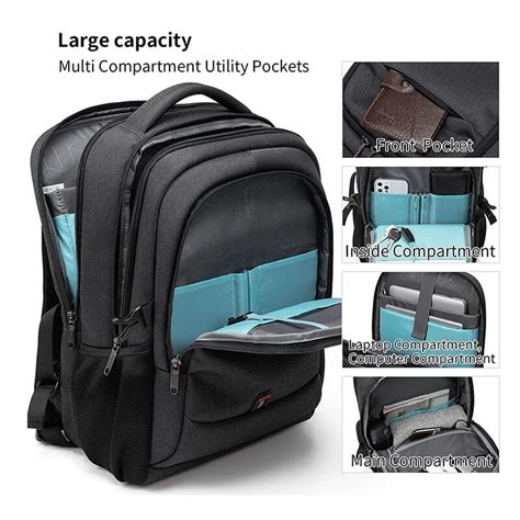 Men's Business Laptop Backpack With USB 17-inch | The Store Bags