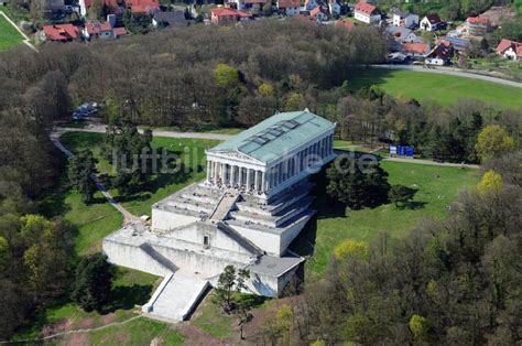 Luftbild Donaustauf Geschichts Denkmal Nationaldenkmal Walhalla In