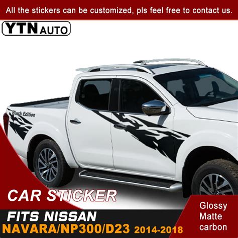 Car Stickers For Nissan Navara Np D Car Side Body