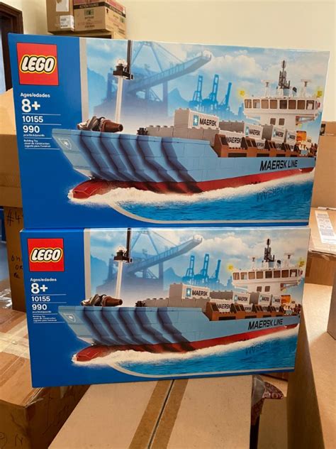 Lego 10155 Maersk Line Container Ship Hobbies And Toys Toys And Games On