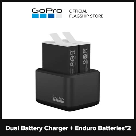 Gopro Go Pro Hero1211109 Dual Battery Charger 2 Enduro Batteries