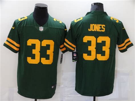 Green Bay Packers Aaron Jones Alternate Green Vapor Limited Jersey